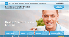 Desktop Screenshot of kosnicdental.com